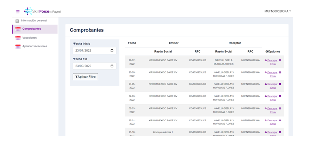 Skillforce TIM Comprobantes